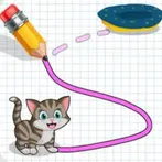 Cat Puzzle: Draw to Merge