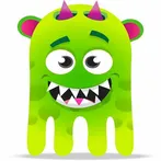 Jelly Splash Monster Gem
