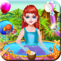 School Girl Summer Pool Party