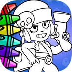Coloring of Brawl Stars Hero
