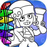 Coloring of Brawl Stars Hero
