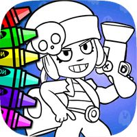 Coloring of Brawl Stars Hero