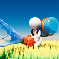 Watering Lawn - Collect Art