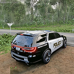 US Police Prado Parking 3D