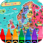 Europe Map : Coloring