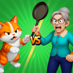 Prank Cat vs Angry Granny