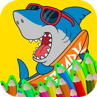 Shark Coloring Fun