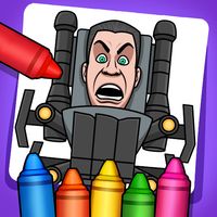 Titan G-man Coloring Game