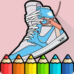 Coloring Sneaker Craft