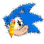 How to draw sonik