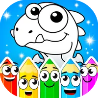 Coloring dinosaurs