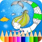 Mermaids to paint and color