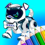 Robotic Animals Coloring Book