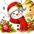 Christmas Color by Number Game