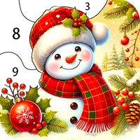 Christmas Color by Number Game