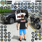US Police Car Mall Crime Chase