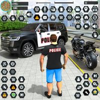 US Police Car Mall Crime Chase