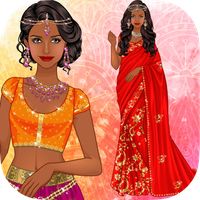 Indian Sari dress up