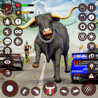 Scary Cow Wild Animal Rampage