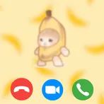 Banana Cat Fake Call Meme