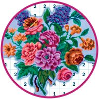 Cross Stitch Art Coloring Book
