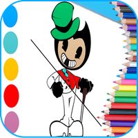 Coloring Bendy Game book