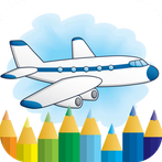aircraft coloring book
