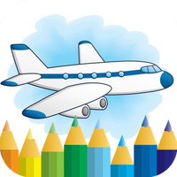aircraft coloring book