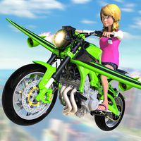 Flying Light Bike Stunts 3D