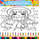Sakura School Coloring Book