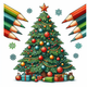 Christmas Kids Color By Number