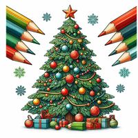 Christmas Kids Color By Number
