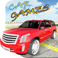 Realistic car driving parking