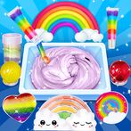 Rainbow Slime Kit – DIY Fluffy