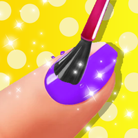 العاب صالون اظافر تلبيس للبنات