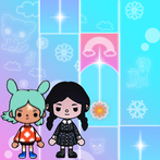 Toca Wednesday Boca Piano Game