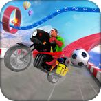 Superhero Bike Stunt Racing 3D