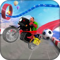 Superhero Bike Stunt Racing 3D