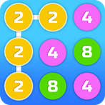 2-4-8 : link identical numbers