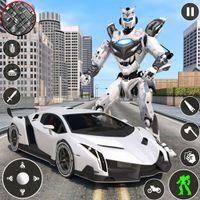 Robot Car Transform Car Game
