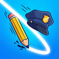 Draw Happy Police: Save all