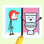 Toilet Rush Draw: Poo and Pee