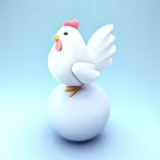 Chicken vs Blocks