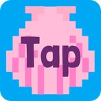 Sea otter breaks the shell