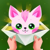 Paper Fold: Cat Stickers