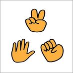 Rock, paper and scissors