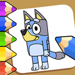 Bluey Bingo Coloring Book