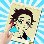 Kawaii Anime Boys Coloring Boo