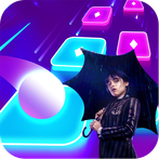 Wednesday Addams Tiles Hop