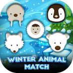 Winter Animal Match